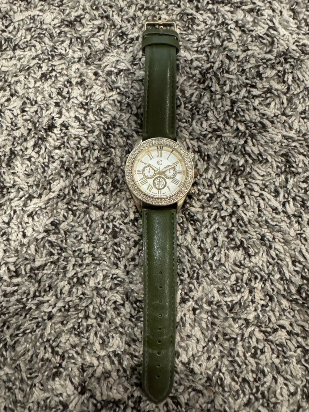 Charming Charlie Olive Green Watch